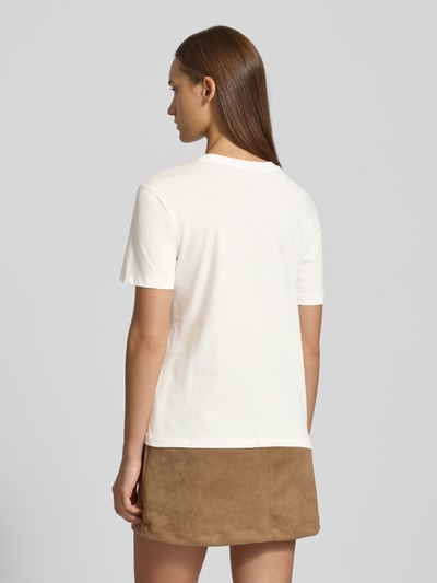 Only T-shirt o kroju regular fit z czystej bawełny model ‘TANYA LIFE’ Biały 5