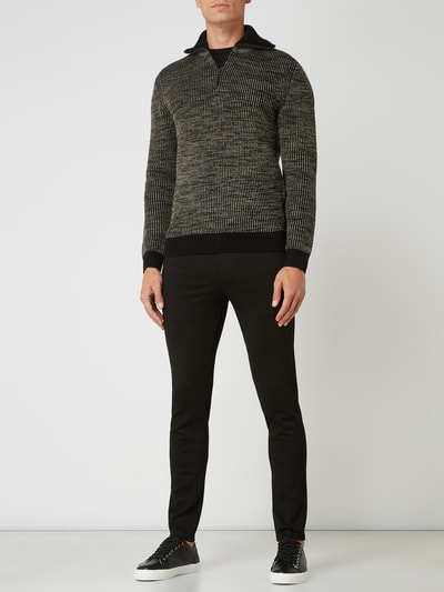 JACK & JONES Slim Fit Chino aus Jersey Modell 'Marco' Black 1