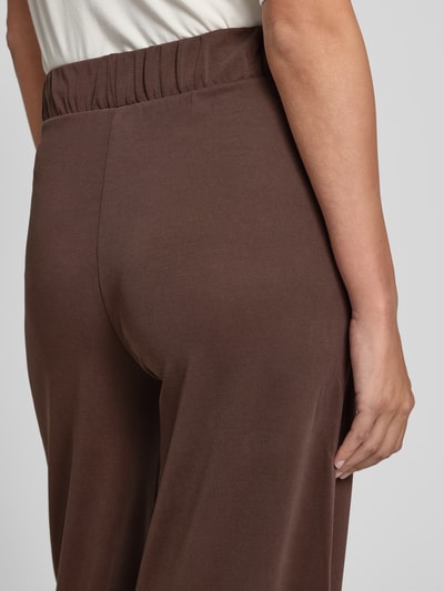 Jake*s Casual Recht broek van modalmix Donkerbruin - 3