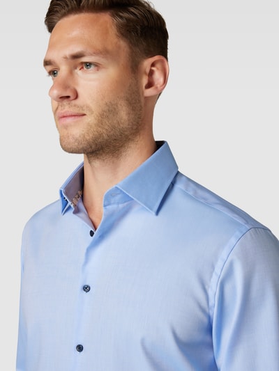 Christian Berg Men Business-Hemd mit Kentkragen Bleu 3