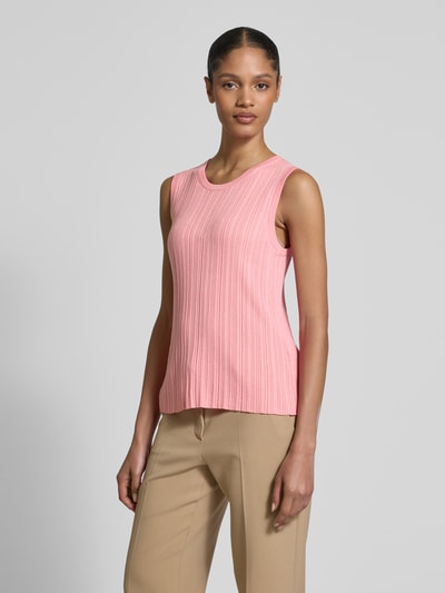 Christian Berg Woman Tanktop in gebreide look Felroze - 4