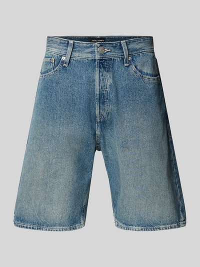 Jack & Jones Baggy Fit Jeansshorts im Used-Look Modell 'ALEX' Jeansblau 2