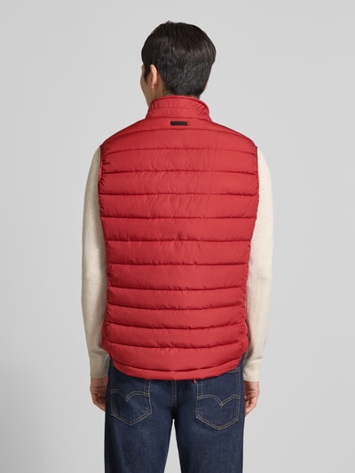Christian Berg Men Bodywarmer met opstaande kraag Rood - 5