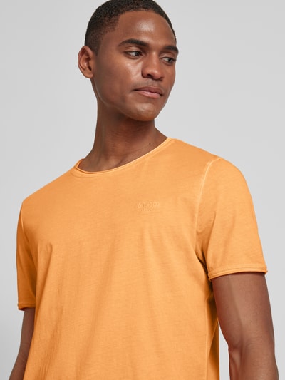 JOOP! Jeans T-Shirt mit Rundhalsausschnitt Modell 'Clark' Orange 3