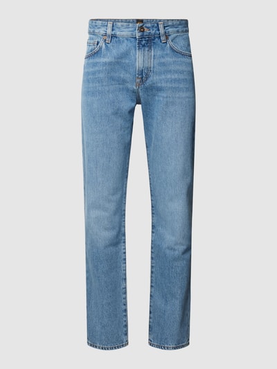 BOSS Orange Regular Fit Jeans mit 5-Pocket-Design Modell 'Re.Maine' Hellblau 2