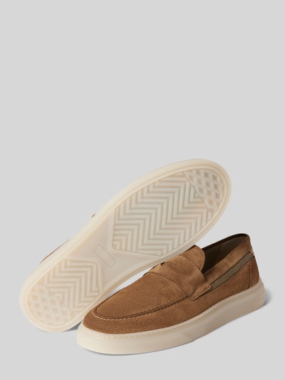 BULLBOXER Loafers mit breiter Schaftbrücke Modell 'CHRISTIAN' Beige 3