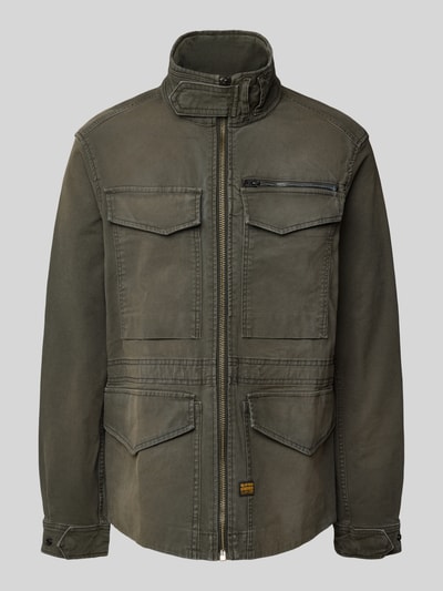 G-Star Raw Slim Fit Jacke mit Pattentaschen Modell 'Rovic' Anthrazit 2