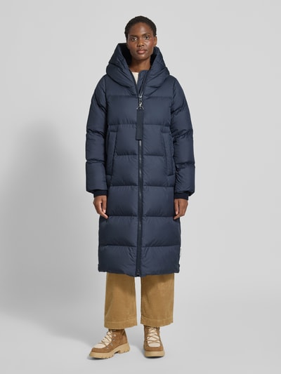 Marc O'Polo Regular Fit Daunenmantel mit Zweiwege-Reißverschluss Marine 4