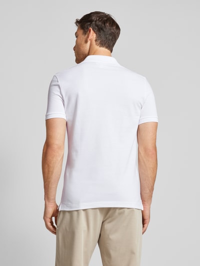 Lacoste Slim fit poloshirt met labelbadge, model 'CORE' Wit - 5