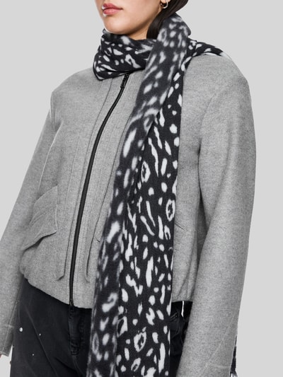 Marc Cain Schal mit Allover Muster Black 1