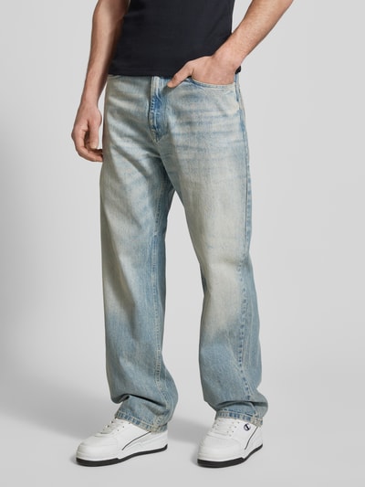 REVIEW Baggy fit jeans in 5-pocketmodel Blauw - 4