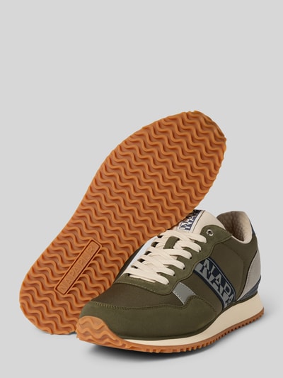 Napapijri Sneaker mit Schnürung und Label-Detail Oliv 4