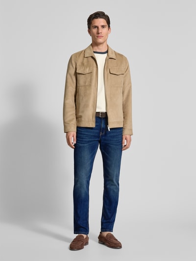 Tom Tailor Regular slim fit jeans met stretch, model 'Josh' Jeansblauw - 1