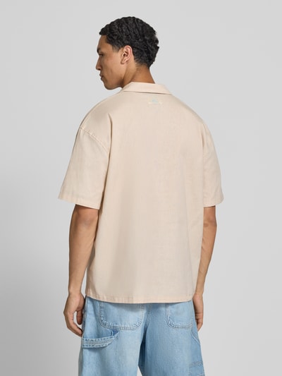 PEGADOR Relaxed Fit Freizeithemd mit Leinen-Anteil Modell 'Toledo' Offwhite 5