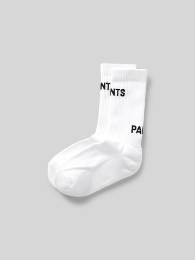 VTMNTS Socken mit Label-Print Weiss 1