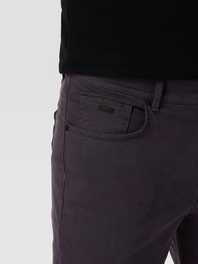 Brax Straight Fit Chino mit Label-Detail Modell 'Cadiz' Mittelgrau 3