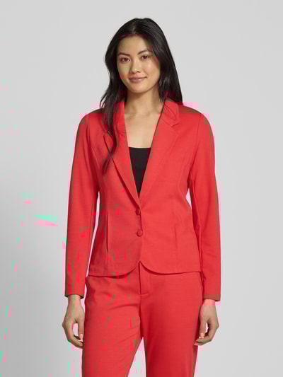 FREE/QUENT Slim fit blazer met knoopsluiting, model 'NANNI' Lichtrood - 4