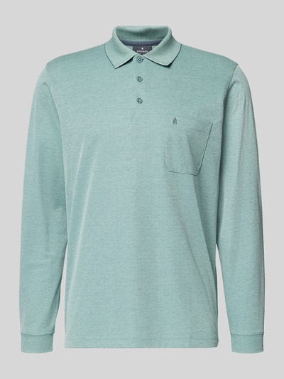 RAGMAN Regular fit poloshirt met borstzak Mintgroen - 2