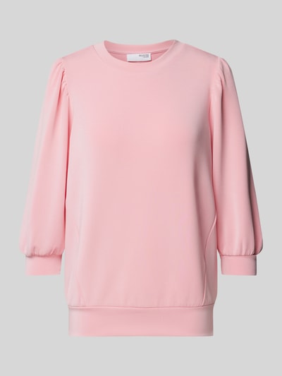 Selected Femme Sweatshirt mit 3/4-Arm Modell 'TENNY' Rosa 2