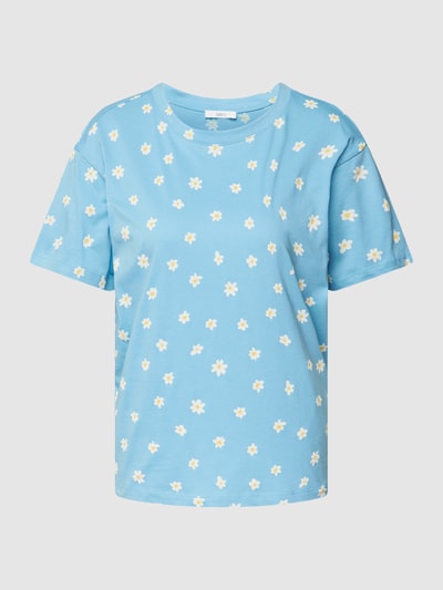 Jake*s Casual Pyjama-Oberteil mit Allover-Motiv-Print Hellblau 2