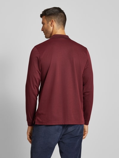 RAGMAN Regular fit poloshirt met borstzak Bordeaux - 5