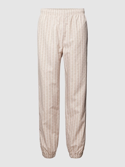 Lacoste Sweatpants met all-over motief Beige - 2