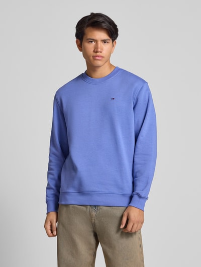 Tommy Jeans Regular Fit Sweatshirt aus Baumwoll-Mix Royal 4