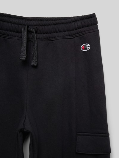 CHAMPION Wide fit sweatbroek met cargozakken Zwart - 2