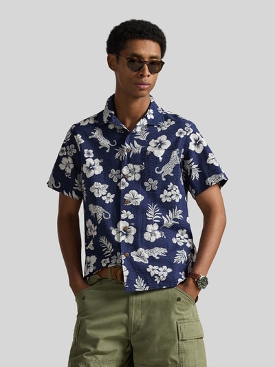 Polo Ralph Lauren Regular Fit Freizeithemd aus reiner Baumwolle Dunkelblau 4