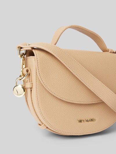 Hey Marly Handtasche mit Label-Applikation Modell 'Soul Sister' Sand 3