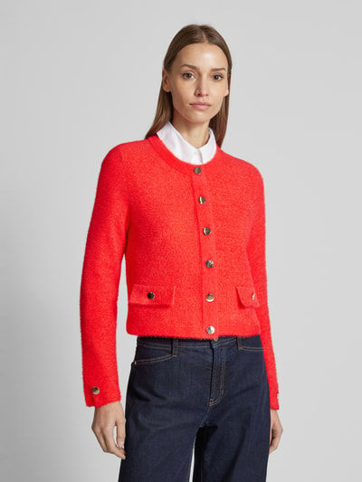 Betty Barclay Cardigan mit durchgehender Knopfleiste Rot 4