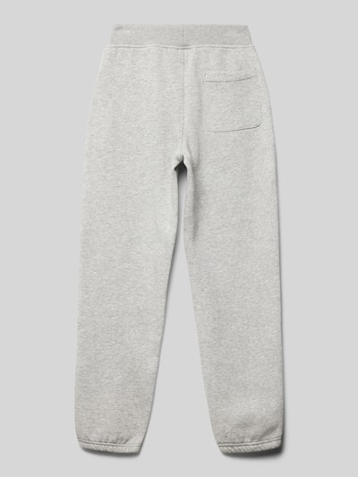 Polo Sport Sweatpants met labelstitching Middengrijs gemêleerd - 3