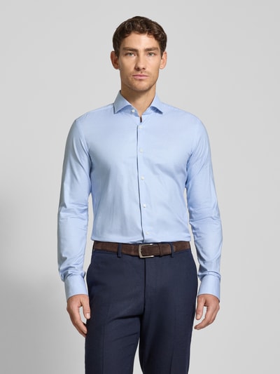 BOSS Slim Fit Business-Hemd mit extra langem Arm Modell 'Hank' Bleu 4