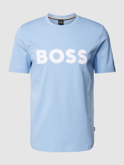 BOSS T-Shirt mit Label-Stitching-Applikation Modell 'Tiburt' Bleu 2