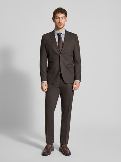 SEIDENSTICKER REGULAR FIT Regular fit zakelijk overhemd met kentkraag, model 'New Kent' Marineblauw - 1