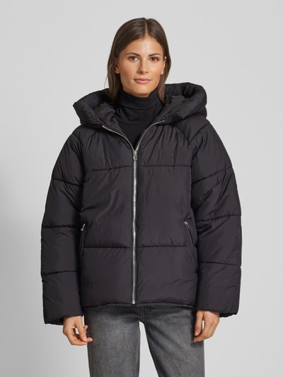 Jake*s Casual Steppjacke mit Kapuze Black 4