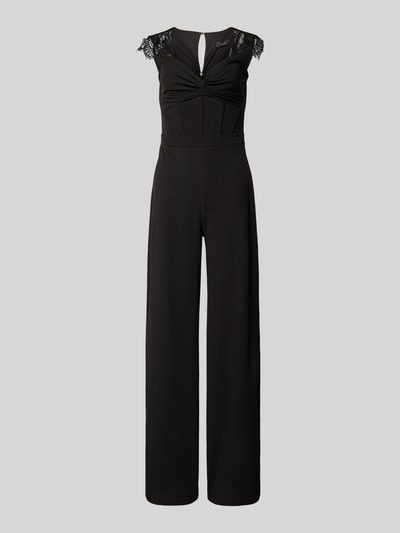 Lipsy Jumpsuit met kant Zwart - 2