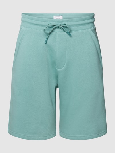 MCNEAL Sweatshorts met Franse steekzakken Lichtturquoise - 2