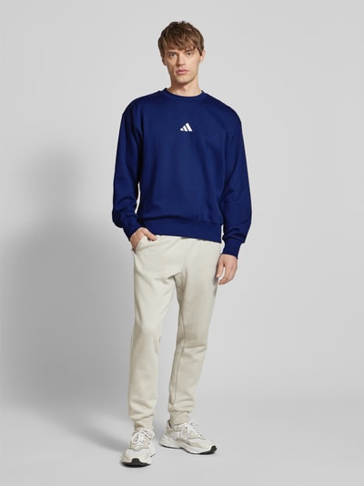 ADIDAS SPORTSWEAR Sweatshirt met labelstitching Marineblauw - 1