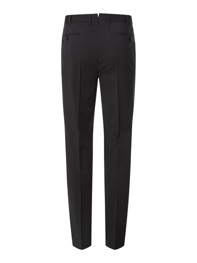 Eduard Dressler Shaped fit pantalon van scheerwol, model 'Janis'  Antraciet - 4