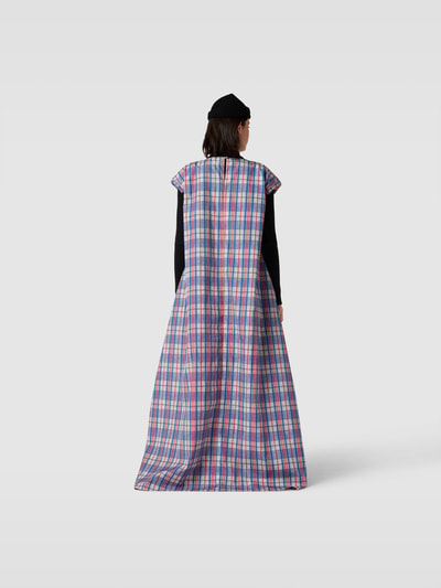 VETEMENTS Maxikleid mit Karomuster Royal 5