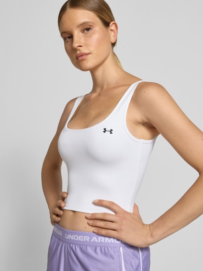 Under Armour Korte top met V-hals Wit - 3