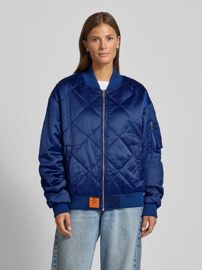 Original Bombers Bomberjacke mit Label-Patch Marine 4