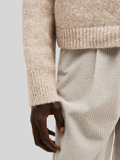 Marc O'Polo Sweter z mieszanki alpaki i wełny Beżowy 3