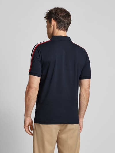 HECHTER PARIS Poloshirt mit Label-Print Marine 5