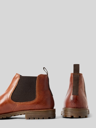 bugatti Ankle Boots aus Leder Modell 'Kosta' Cognac 2