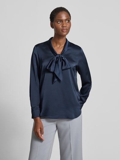 Lauren Ralph Lauren Bluzka z wiązaniem pod szyją i dekoltem w serek model ‘YILVRAY’ Granatowy 4