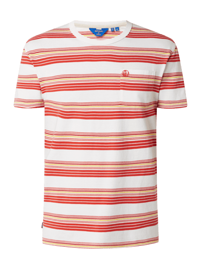 Superdry T-Shirt mit Streifenmuster Rot 2