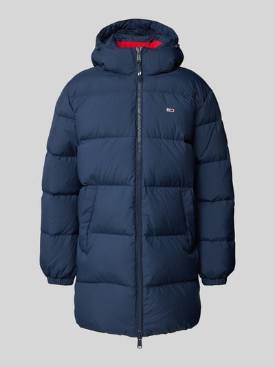 Tommy Jeans Parka pikowana z wyhaftowanym logo Granatowy 2