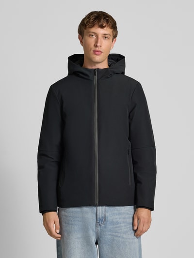 Blend Jack met capuchon en ritszakken, model 'EON' Zwart - 4